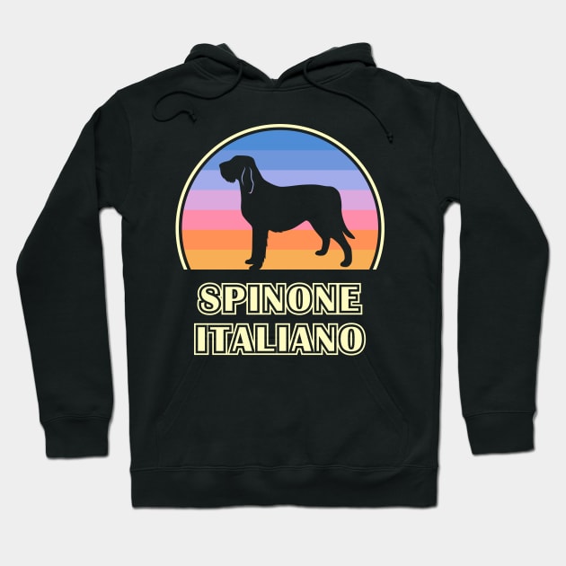 Spinone Italiano Vintage Sunset Dog Hoodie by millersye